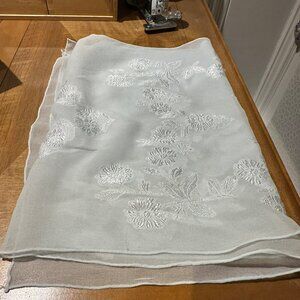 💙 Vintage Powder Blue Chiffon Scarf 💙